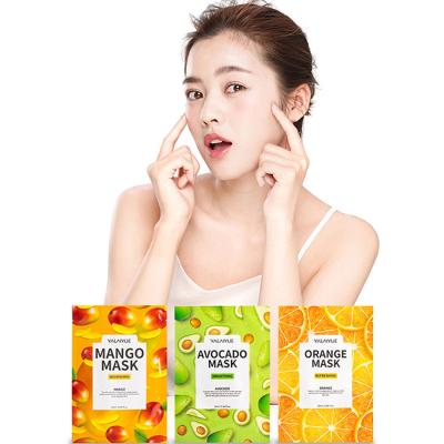 China Organic Moisturizer Face Skin Care Fruit Facial Extract Acne Wrinkle Best Anti Aging Hyaluronic Private Fruit Facemask Natural Mask for sale