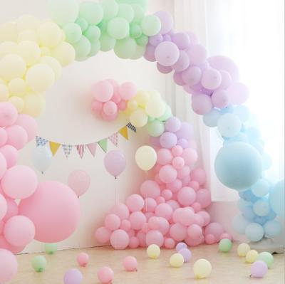 China LATEX 10inch Macaron Latex Balloon 2.2gram Round Color Balloons Party Decoration for sale