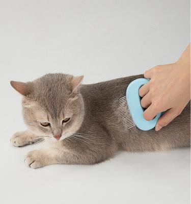 China Plastic Massage Tool Cat Dog Cat Hair Comb Kitten Comb Pet Hair Remover Comb Grooming Floating Tools for sale