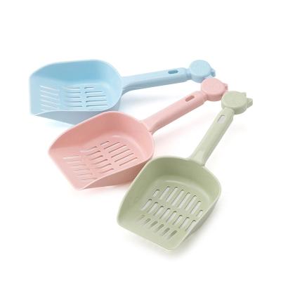 China Drop-shipping Viable Cat Litter Scoop Poop Scoop Food Grade Toilet Pets Poop Scooper Support Plastic Cat Litter Scoop Kitten Cat for sale