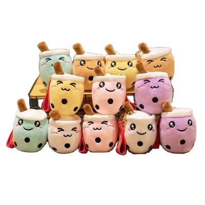 China Cute plush toy 10cm soft plush toy soft toy Boba plush toy Boba key chain boba boba plush toy for sale