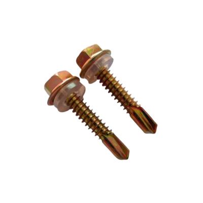 China Hot Selling Cheap Custom Metal Hex Shank Screw Hex Self-Drilling Screw for sale