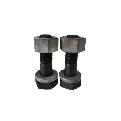 China Dump Trucks Spare Parts New Grade 10.9 Steel Type Hub Bolts Hexagon Bolts For Steel Structure for sale