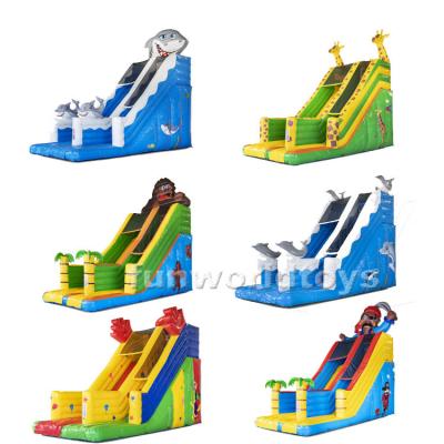 China Commercial Dry Slide Rental Or Home Use Inflatable Rainbow Sea Slides Inflatable Slides Manufacturer for sale