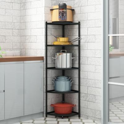 China Sustainable High Quality Kitchen Storage Rack Home Storge Metal Shelves Rivet Rack for sale