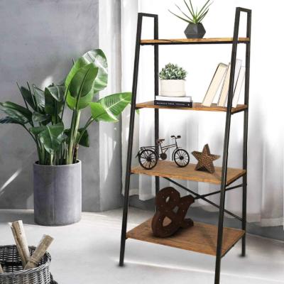 China Hot Selling Convertible Universal Creative Universal Home Studio Amazon Books Folders Storage Rack Small Wooden Multifunctional Display Rack for sale