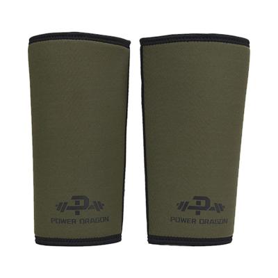 China Professional fitness elastic high strength knee pad can be customized LOGO powerlifting knee sleeve for sale