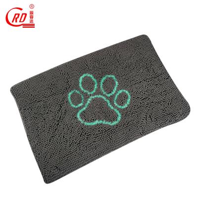 China Sustainable Pet Supplies For Dogs Paw Shaped Travel Mat for sale