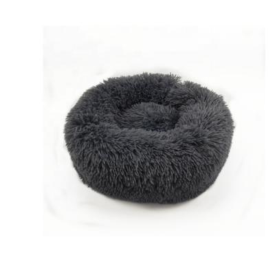 China Viable Pet Nest Mat, Round Kennel Mat Cat Winter Warm Sleeping Bag, Long Plush Soft Pet Bed Soothing Bed for sale