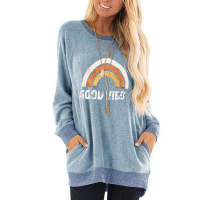 China Wholesale Retro Winter QUICK DRY Around Long Lady Oversized Neck Women's Hoodies for sale