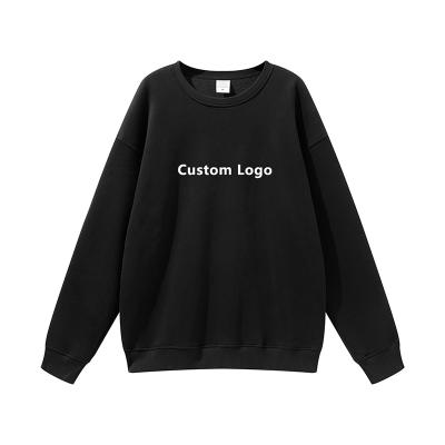 China 100% Empty Cotton Fleece Print Anti-pilling Hoodies High Quality Custom Logo Crewneck Pullover Unisex Coat for sale