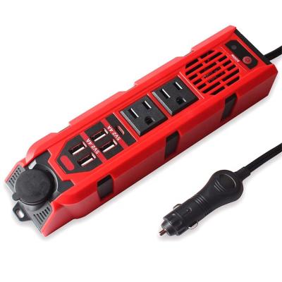 China dc 12v to ac 110v car power inverter 200w modified sine wave car power inverter with type-c 247*65.2*52mm for sale