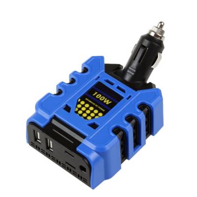 China Wholesale Car Sine Wave 100w AC Dc Modified Power Smart Inverter 12v To 120v 150*75*50mm for sale