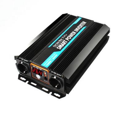 China New style pure sine wave 12v 24v dc to ac 220v 1500w power inverter 1000w inverter 350*150*75mm for sale