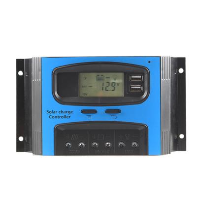 China Factory Wholesale Portable 24v/12v PV Charger Controller System 10a 30a 40a 50a 60a Mppt Solar Charge Controller for sale