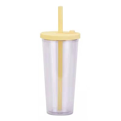 China PORTABLE hot sale cheap price made in china acrylic tumbler Cup Mug 16oz with lid and straw for sale