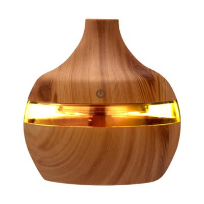 China 2021 Quality Guaranteed Water Drop Type Wooden Car Air Grain Air Freshener Diffuser Ultrasonic Humidifier for sale