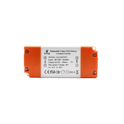 China dimmable triac driver CB Singapore led triac 12w 15w 16w 17w 18w 20w led driver 450mA for EU market for sale