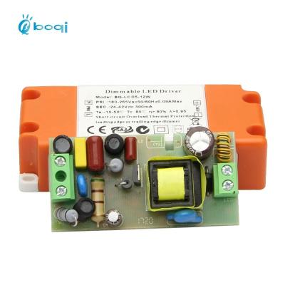 China dimmable led triac driver boqi dimmable led triac driver 36v 150ma 4w 5w 6w CE SAA Listed for sale