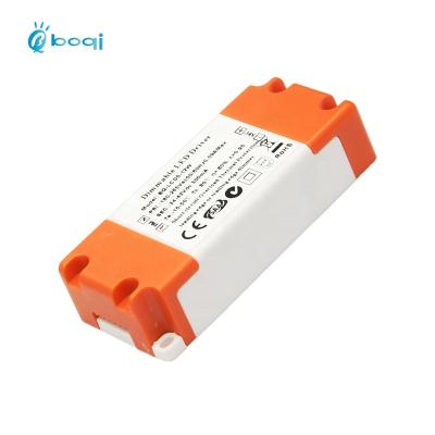 China 12w 300ma triac driver boqi constant current dimmable led triac dimmable led driver for 8w 9w 10w 11w 12w led panel light, downlight and ceiling light for sale