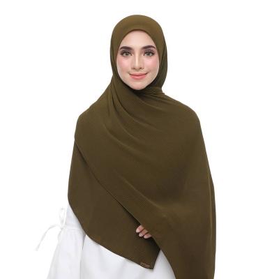 China Custom Chiffton Hijab Tank Top Thick Cashmere Muslim Hijab for sale