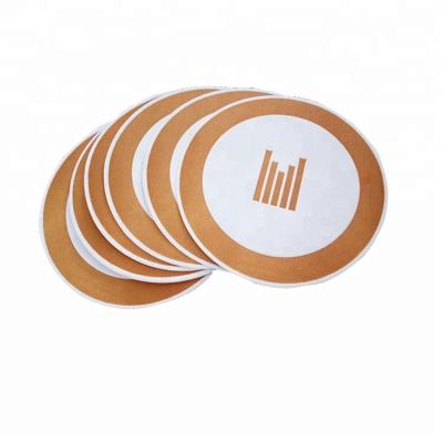 China Promotional Disposable Paper Coaster Eco-friendly Paper Absorbent Coaster Sustainable for sale