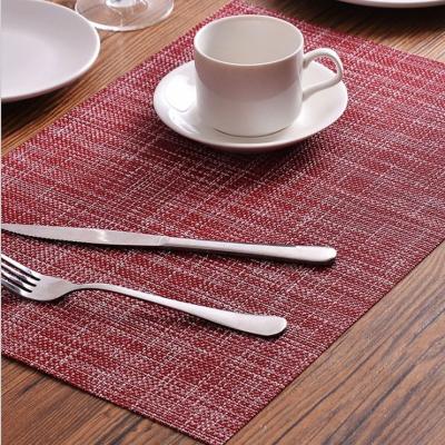 China Wholesale Europe Restaurant Place Mat Dining Table Mat Small Quantity PVC Coaster for sale