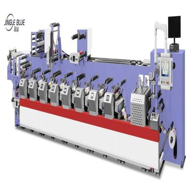 China HX320-8B Horizontal Type Flexo Printing Machine, Label Printing Machine, Inline Flexo Printing Plant Machine for sale