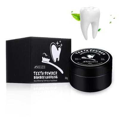 China Outstanding Whitening Effect OEM Remove Plaque Dental Organic Tooth Whitening Powder Teeth Bleaching Coconut Activated Charcoal Teeth Whitening Powder for sale