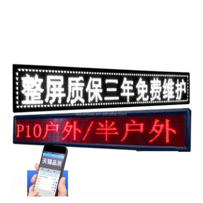 China Led Scrolling Sign Red White Pink Digital Led Sign Outdoor WiFi High Resolution Bright Electronic led Message Display Board for sale