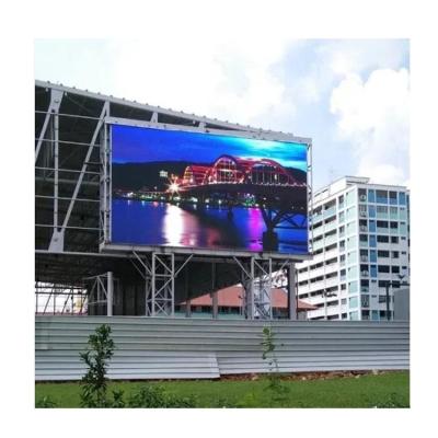 China Outdoor High Brightness Full Color P10 LED Display Screen Die Casting Aluminium Cabinet smd outdoor p10 led display for sale