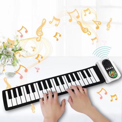 China Handmade Non-Toxic Keyboard Kids Toy Baby Teaching Toys Musical Toy Instrument Kids Flexible Piano for Children 37 Keys Roll Up Piano Electronic Piano Keyboard for sale