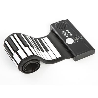 China Digital Usb Roll Up Flexible Studio Music Keyboard 61 Keys Professional Portable Piano Adjustable for sale