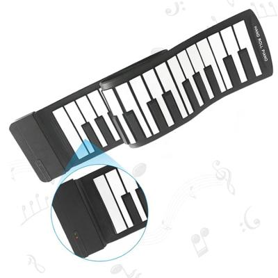 China Digital Small Wire Winding Portable Flexible Studio Musical Instrument Midi Keyboard Piano Controller for sale