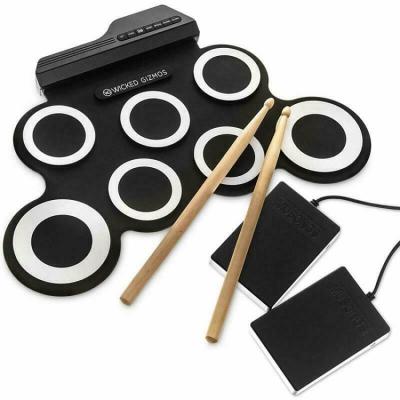 China Midi Keyboard Drum Kit Cable Pads Usb Midi Electronic Ensemble Jazz Drum Set Prices Drum Flash Pad for sale