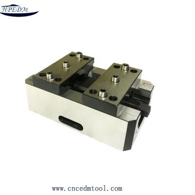 China 4 Axis 5 Axis CNC Machine HPEDM Self Centering Vise 120mm with Soft Jaws for 4 Axis 5 Axis CNC Machine for sale