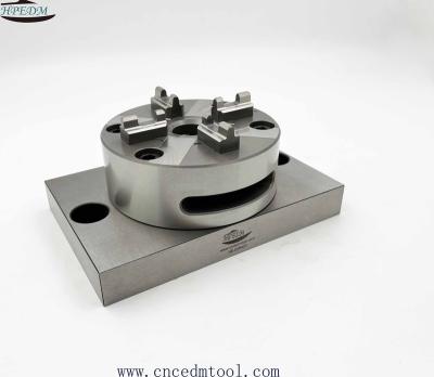 China On Milling And Grinding Machines And On EDM Centers Precision Stainless Steel Manual 4 Jaw Chuck With Base Plate HE-C06423 for sale