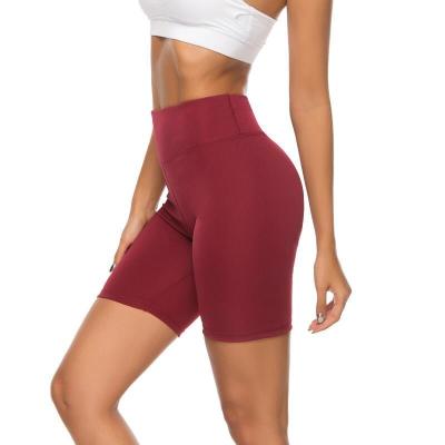 China Wholesale Breathable Workout Fitness Sports Biker Shorts Butt Lifting High Waist Yoga Seamless Shorts for sale