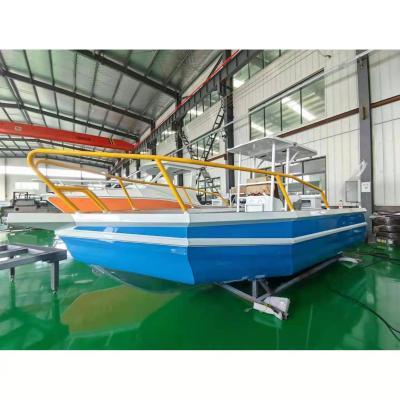 China Sport Speed ​​Boat Gospel Boat 6m Aluminum Easy Craft Center Console Welded Aluminum Fishing Boat For Sale Singapore for sale