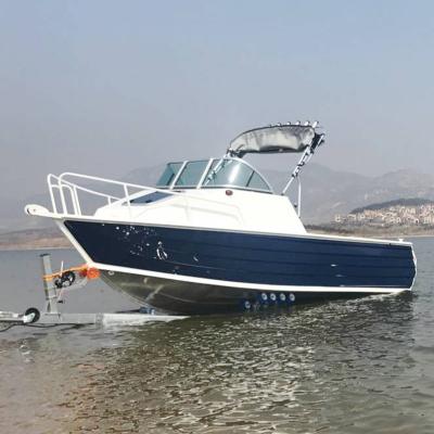 China Marine Aluminum Alloy (DNV 5083) 19ft PR590 Press Hull Aluminum Cuddy Cabin Fishing Boat for sale