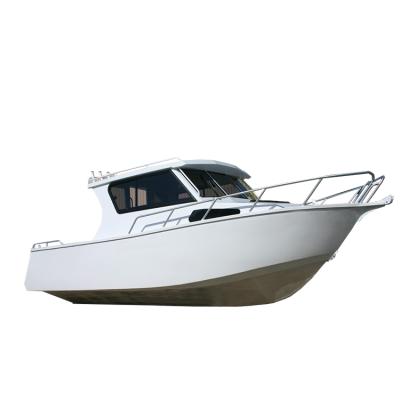 China Cruising Rowing Fishing Racing Gospel 7.5m/24ft Luxury Lifestyle Aluminum Leisure Boat As Fishing Boat And Luxury Speed ​​Yacht For Sale for sale