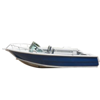 China Fishing 5m Dark Blue Color Aluminum Rover Boat for sale