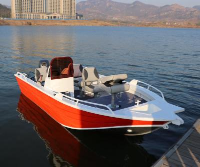 China Leisure 5m Aluminum Side Console Elegent Fishing Boats for sale