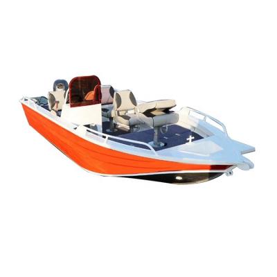 China Leisure High Quality Marine Aluminum Welded Small Fishing Boat For Sale for sale