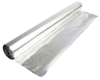 China Eco - Friendly Woven Aluminum Foil Gauze Fabric Heat Insulation for sale