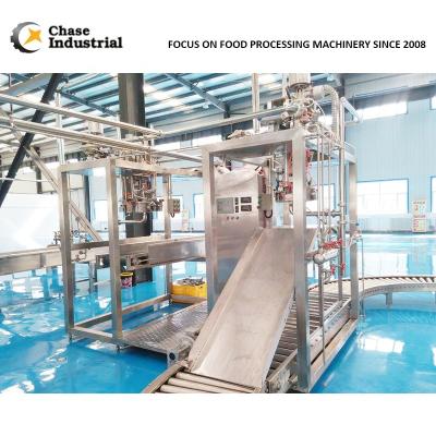 China Aseptic Food Bag Filling Machine Big And Big Barrel Filling Machine In Fruit Juice And Jam Processing Plant for sale