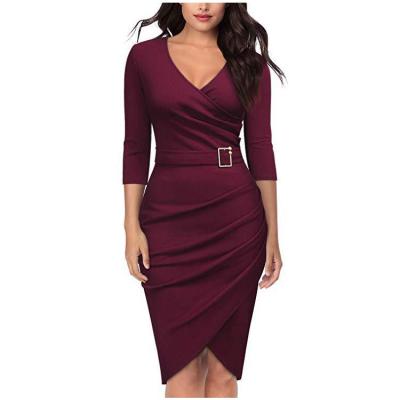 China 2021 professional Anti-wrinkle china women dress manufacture fashion women dress for sale