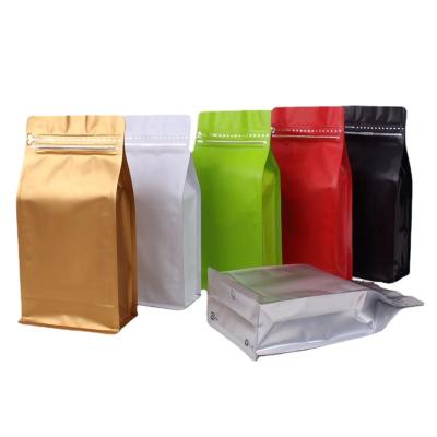 China Security Matt Customized Coffee Bag Printed Aluminum Foil Stand Up Pouch Zipper Lock Package Plastic Bag for sale