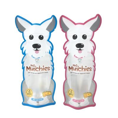 China Recycled Materials Digital Printing Child Safe Shaped Die Proof Die Cut Pouch Special Shaped Bag Pouch 3.5g Custom Full Smell Mylar Bags For Food for sale