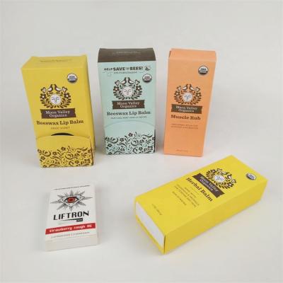 China Folding Cardboard Moisture Proof Medicine Packaging Boxes For Eye Drop Bottle White Cardboard Paper Custom Logo for sale